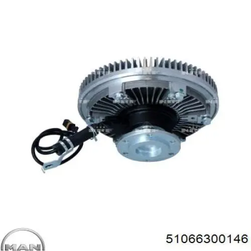 51066300146 MAN Acoplamento viscoso de ventilador de esfriamento