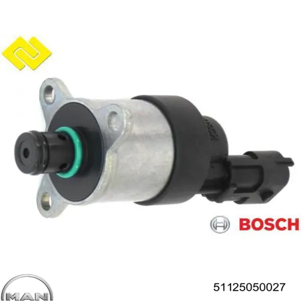 51125050027 MAN Válvula de regulação de pressão (válvula de redução da Bomba de Combustível de Pressão Alta) Common-Rail-System