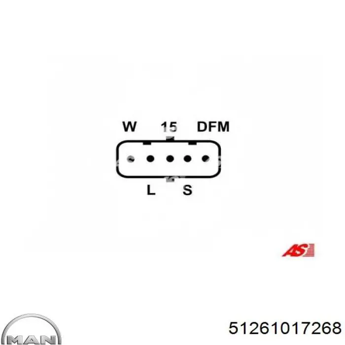 Gerador 51261017268 MAN