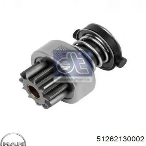 Compre 51262130002 MAN Roda-livre do motor de arranco