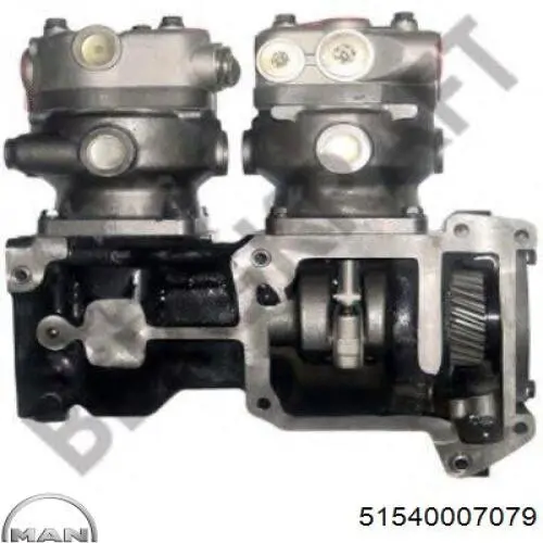 Compre 51540007079 MAN Compressor do sistema pneumático (TRUCK)