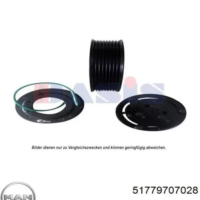 Compressor de aparelho de ar condicionado 51779707028 MAN