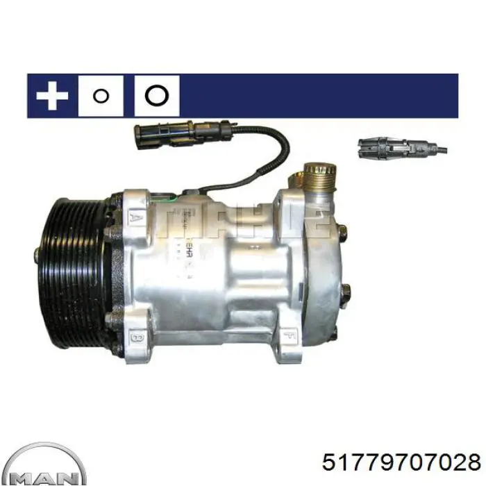 Compressor de aparelho de ar condicionado MAN 51779707028 preço, a partir de 205,03 USD