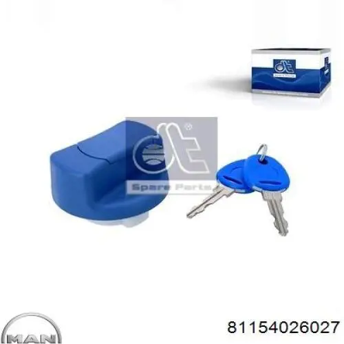 81154026027 MAN Tampa de gargalo de enchimento de tanque AD BLUE