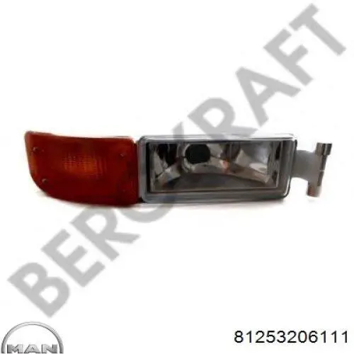 Pisca-pisca esquerdo 81253206111 MAN