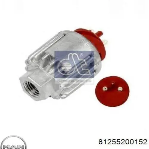 Sensor de ativação do sinal de parada 81255200152 MAN