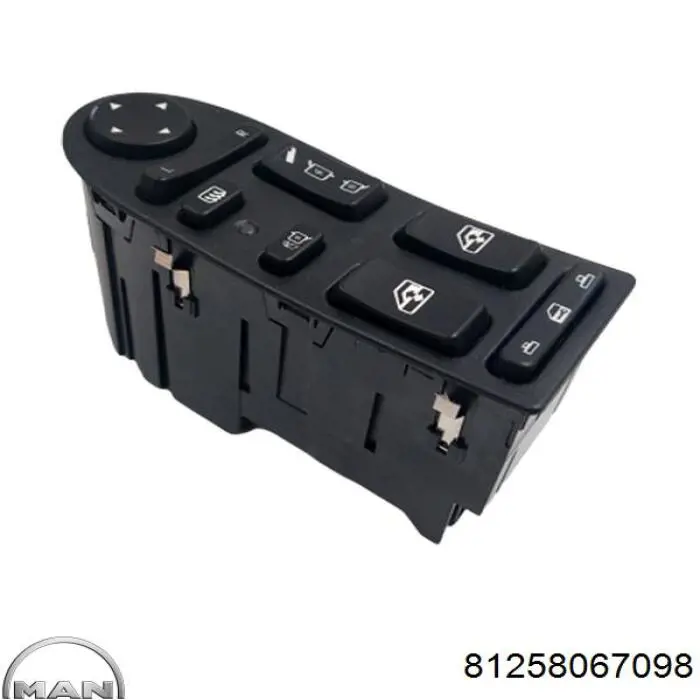 Compre 81258067098 MAN Unidade de botões dianteira esquerda de controlo de elevador de vidro