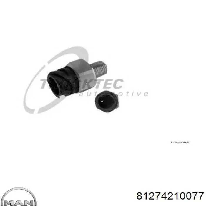 Sensor de temperatura do fluido de esfriamento MAN 81274210077