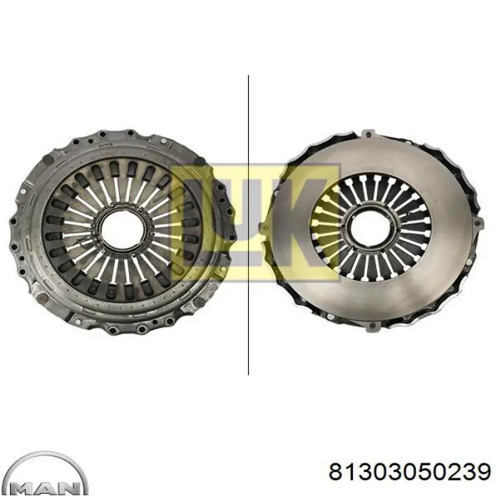 Cesta de embraiagem MAN 81303050239