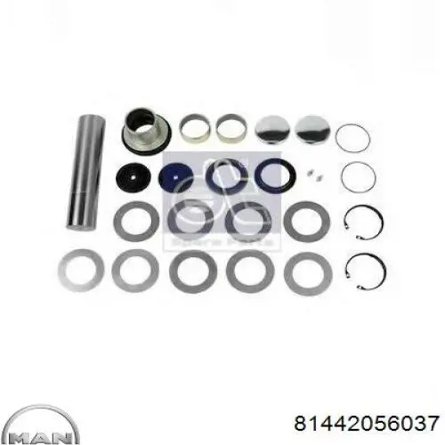 81442056037 MAN Kit de reparação do pivô de extremidade do eixo