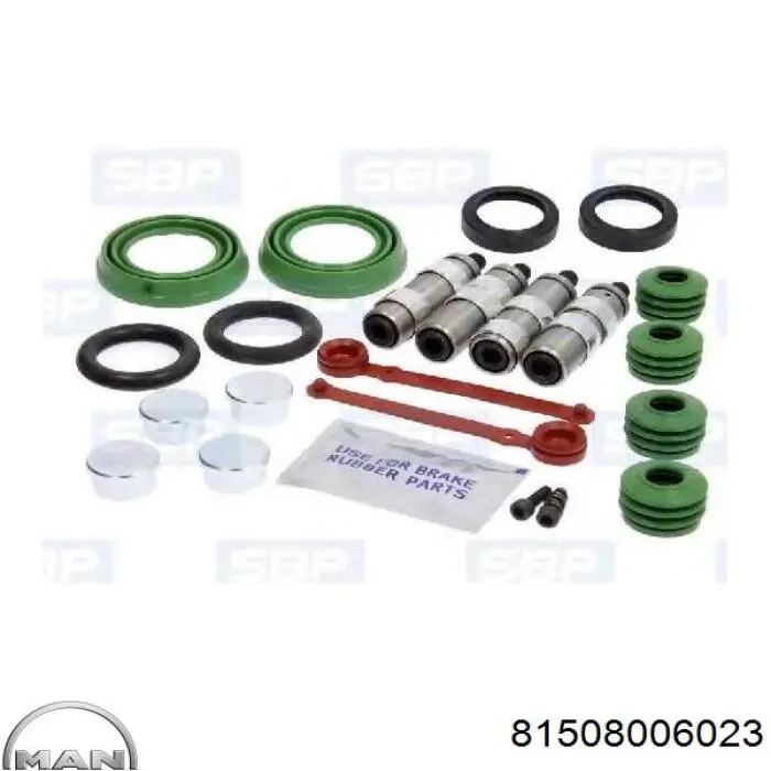 Compre 81508006023 MAN Kit de reparação de suporte do freio dianteiro