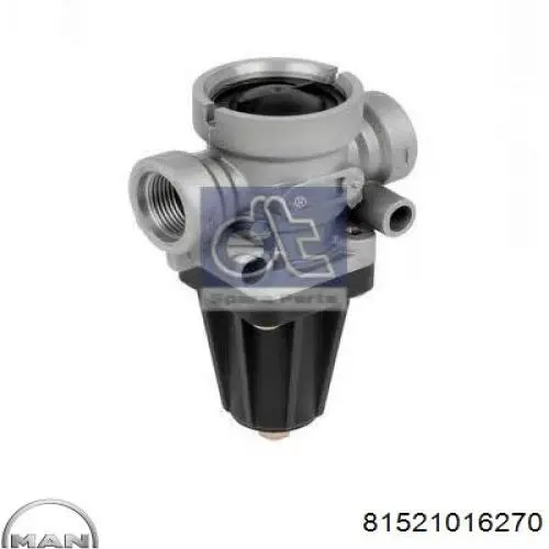 Válvula de limitação de pressão do sistema pneumático 81521016270 MAN