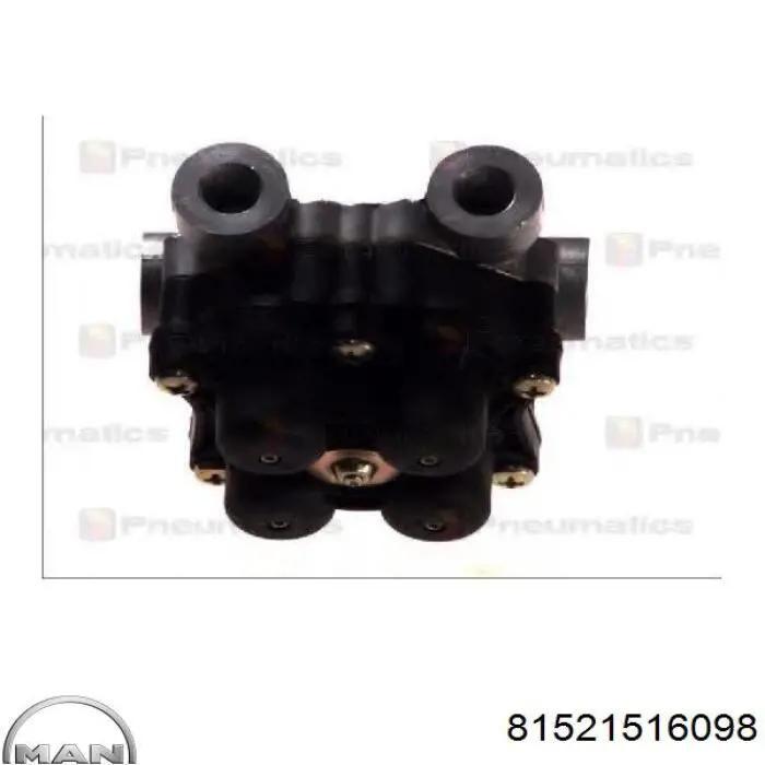 Compre 81521516098 MAN Válvula de limitação de pressão do sistema pneumático