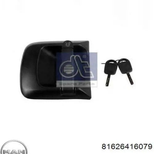 Compre 81626416079 MAN Maçaneta dianteira esquerda externa da porta