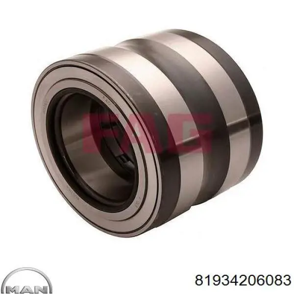Rolamento de cubo dianteiro/traseiro 81934206083 MAN