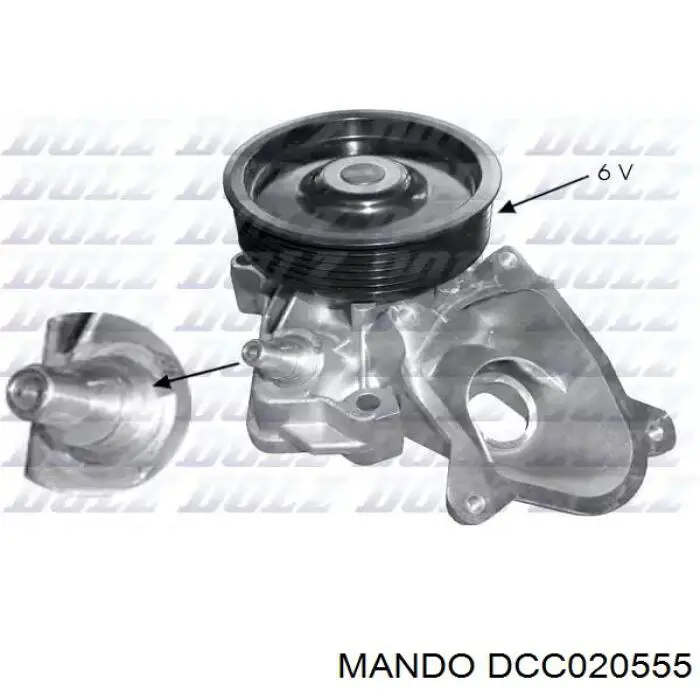 Mangueira (cano derivado) do radiador de esfriamento superior Thermotec DW0514TT