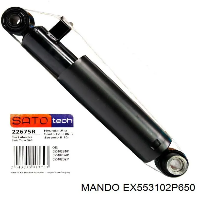 Amortecedor traseiro Mando EX553102P650 preço, a partir de 76,10 USD