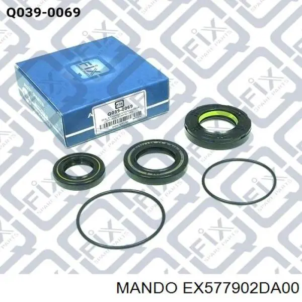 Kit de reparação da cremalheira da direção (do mecanismo), (kit de vedantes) Hyundai Elantra III XD