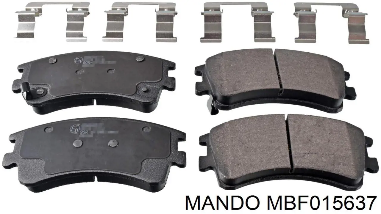 Compre MBF015637 Mando Sapatas do freio dianteiras de disco