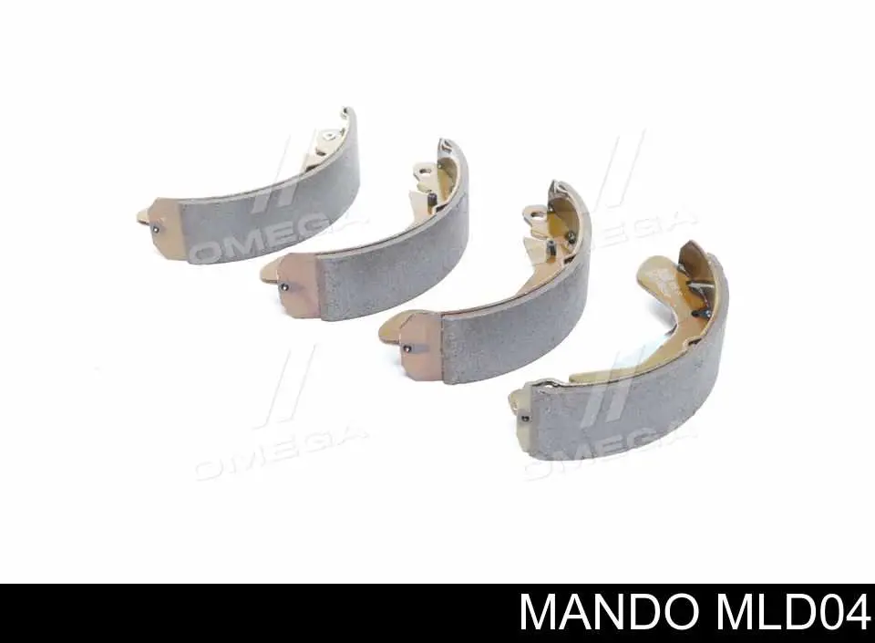 MLD04 Mando Sapatas do freio traseiras de tambor