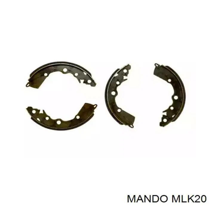 Compre 583501MA00 Hyundai/Kia Sapatas do freio traseiras de tambor