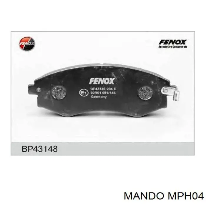 Compre MPH04 Mando Sapatas do freio dianteiras de disco
