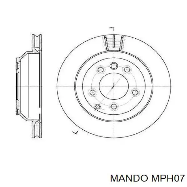 Sapatas do freio dianteiras de disco Mando MPH07 preço, a partir de 24,69 USD