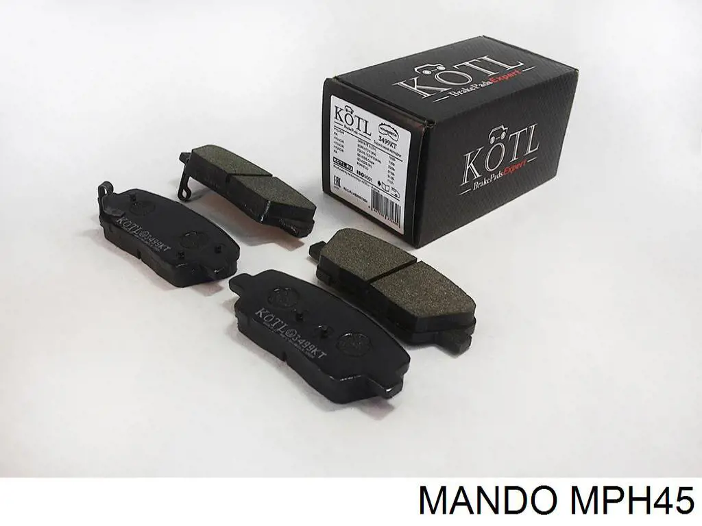 Compre MPH45 Mando Sapatas do freio traseiras de disco