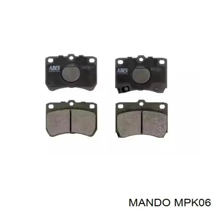 Sapatas do freio dianteiras de disco Mando MPK06 preço, a partir de 22,75 USD