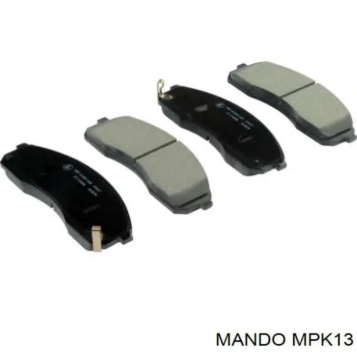 Sapatas do freio dianteiras de disco Mando MPK13 preço, a partir de 31,06 USD