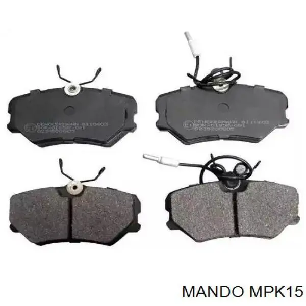 Compre MPK15 Mando Sapatas do freio traseiras de disco