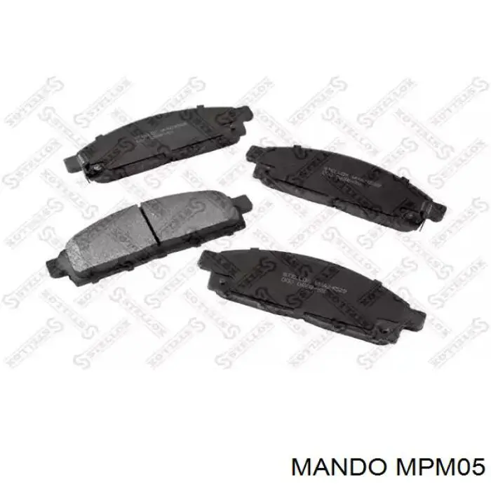 Sapatas do freio dianteiras de disco Mando MPM05 preço, a partir de 32,96 USD