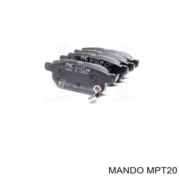 Sapatas do freio traseiras de disco Mando MPT20 preço, a partir de 19,35 USD