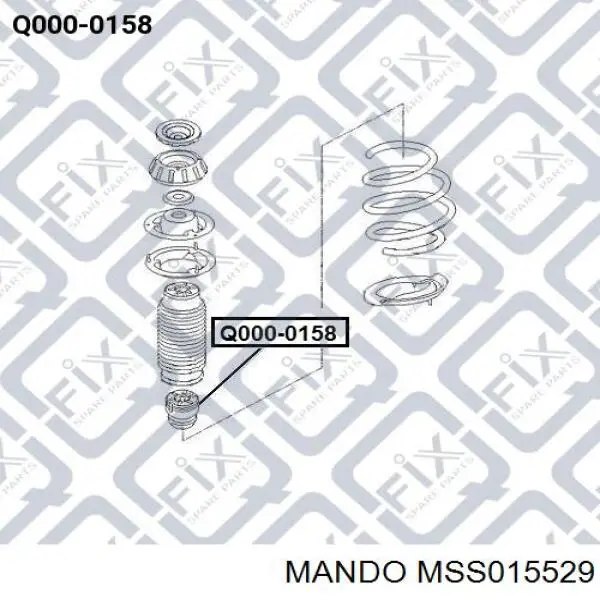 Amortecedor traseiro Mitsubishi 4162A048 preço, a partir de 39,56 USD
