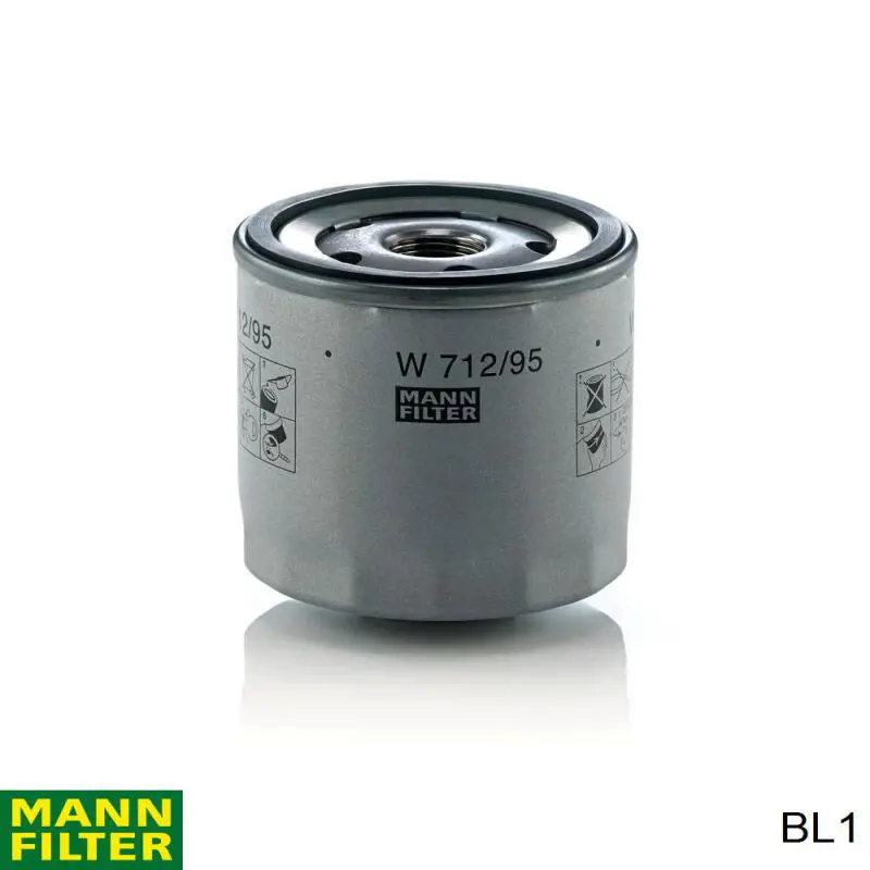 Tampa de casco de filtro de combustível Mann-Filter BL1 preço, a partir de 45,30 USD
