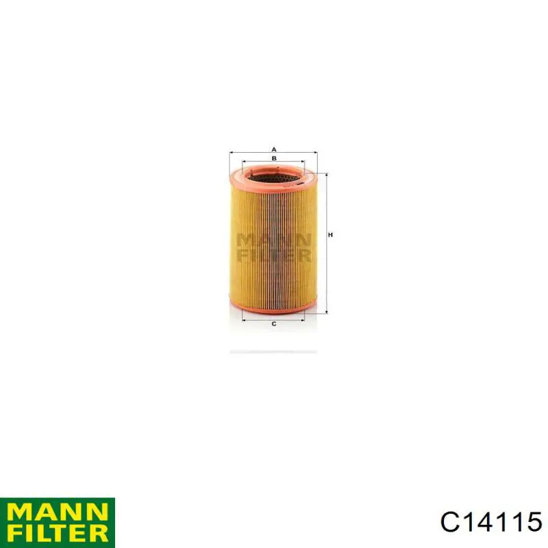 Filtro de ar Mann-Filter C14115 preço, a partir de 13,47 USD