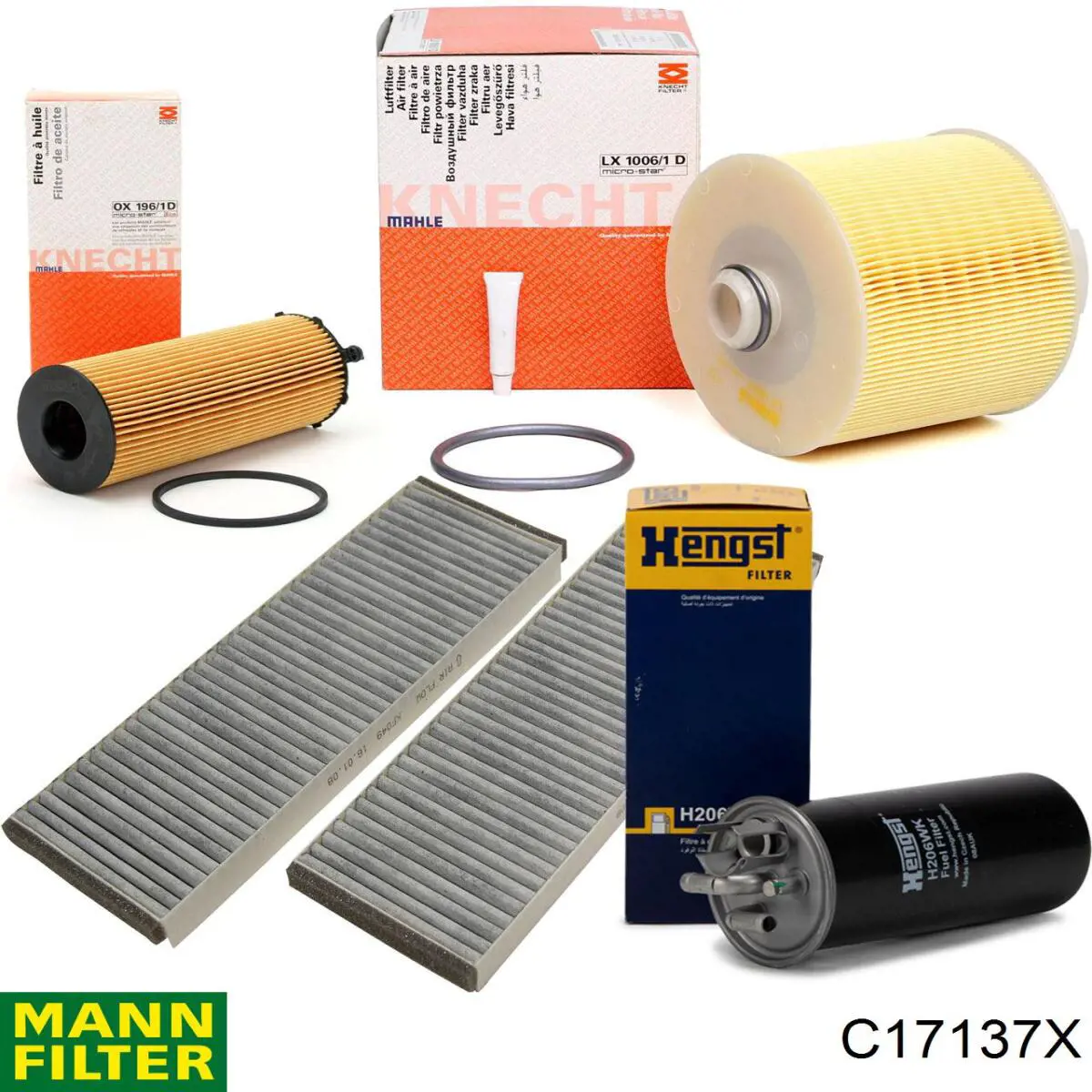 C17137X Mann-Filter Filtro de ar