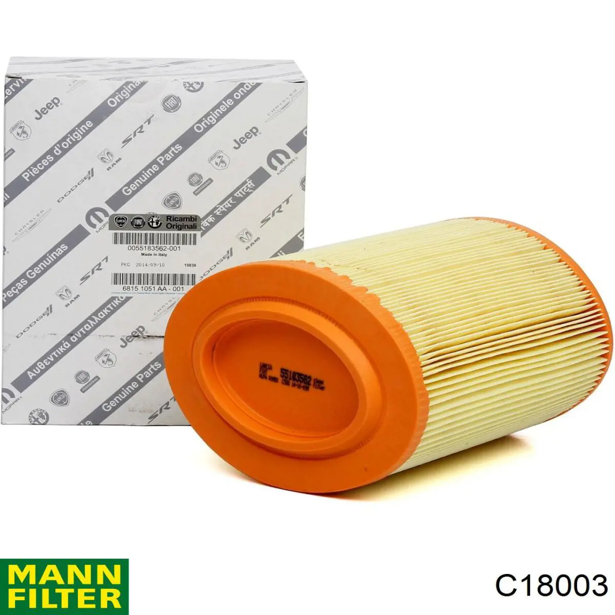 C18003 Mann-Filter Filtro de ar