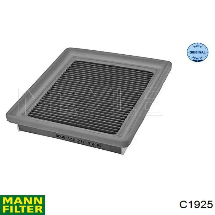 Filtro de ar Mann-Filter C1925 preço, a partir de 14,71 USD