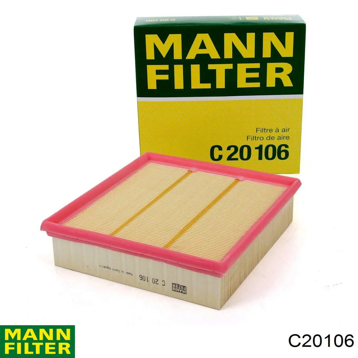Filtro de ar Mann-Filter C20106 preço, a partir de 11,65 USD