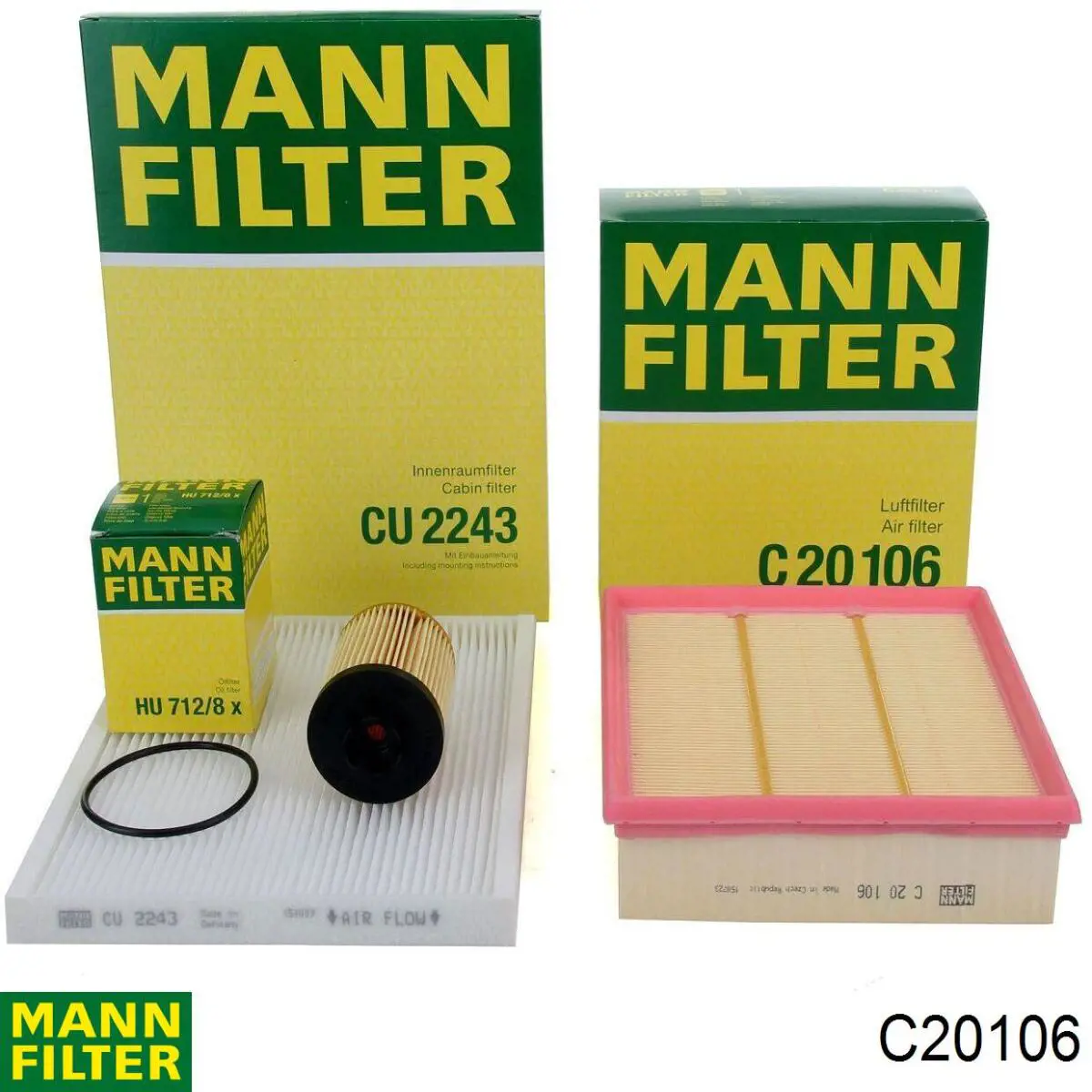 Compre C20106 Mann-Filter Filtro de ar