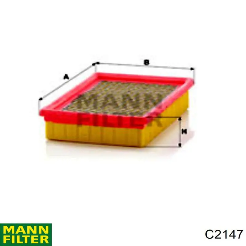 Filtro de ar Mann-Filter C2147 preço, a partir de 9,45 USD