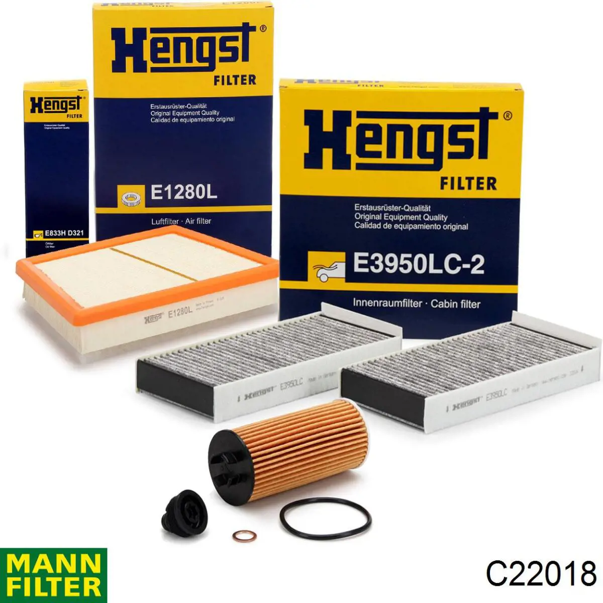Filtro de ar Mann-Filter C22018 preço, a partir de 24,29 USD