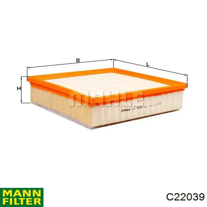 Filtro de ar Mann-Filter C22039 preço, a partir de 13,09 USD