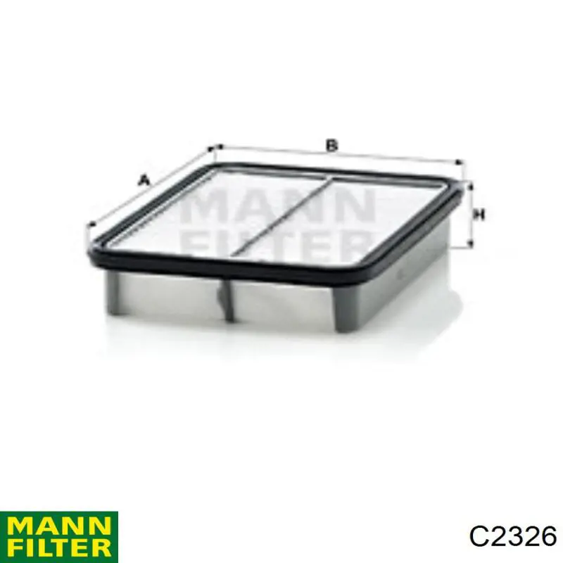 Filtro de ar Mann-Filter C2326 preço, a partir de 15,25 USD