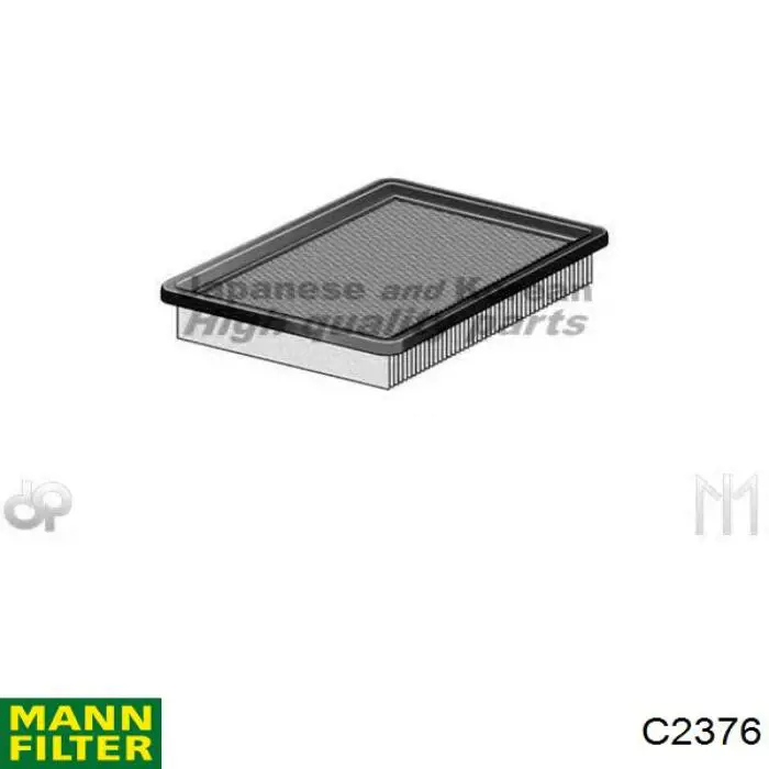 Filtro de ar Mann-Filter C2376 preço, a partir de 13,56 USD