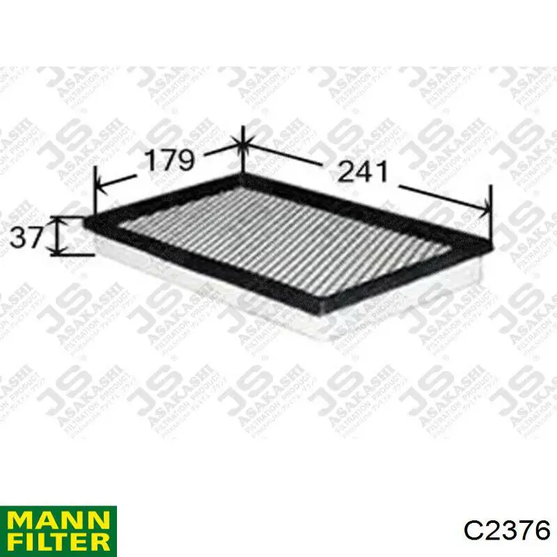 Compre C2376 Mann-Filter Filtro de ar