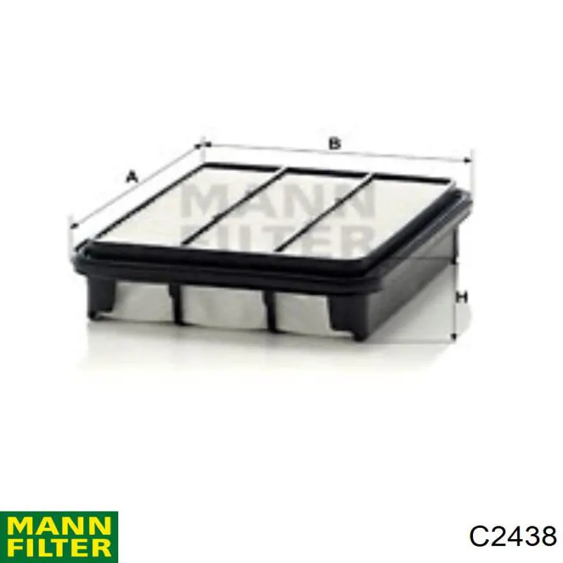 Filtro de ar Mann-Filter C2438 preço, a partir de 12,15 USD