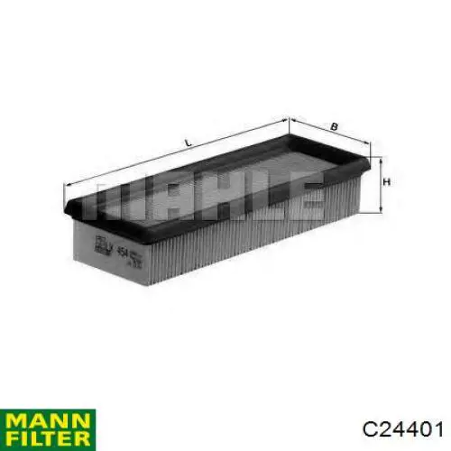 Compre C24401 Mann-Filter Filtro de ar