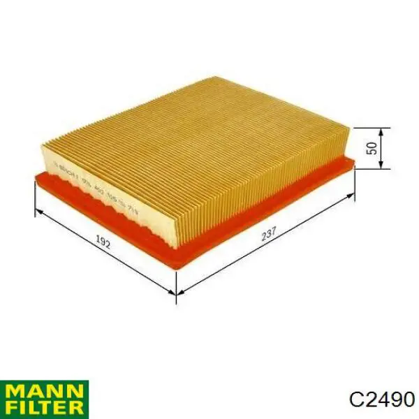 Compre C2490 Mann-Filter Filtro de ar